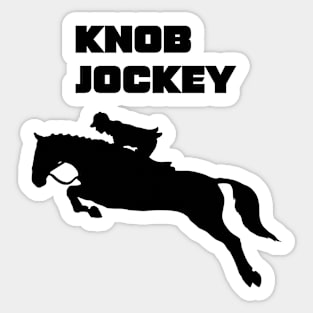 Knob Jockey Sticker